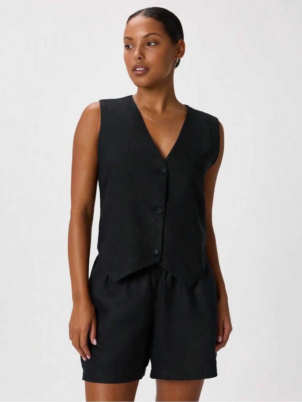Quince European Linen Vest